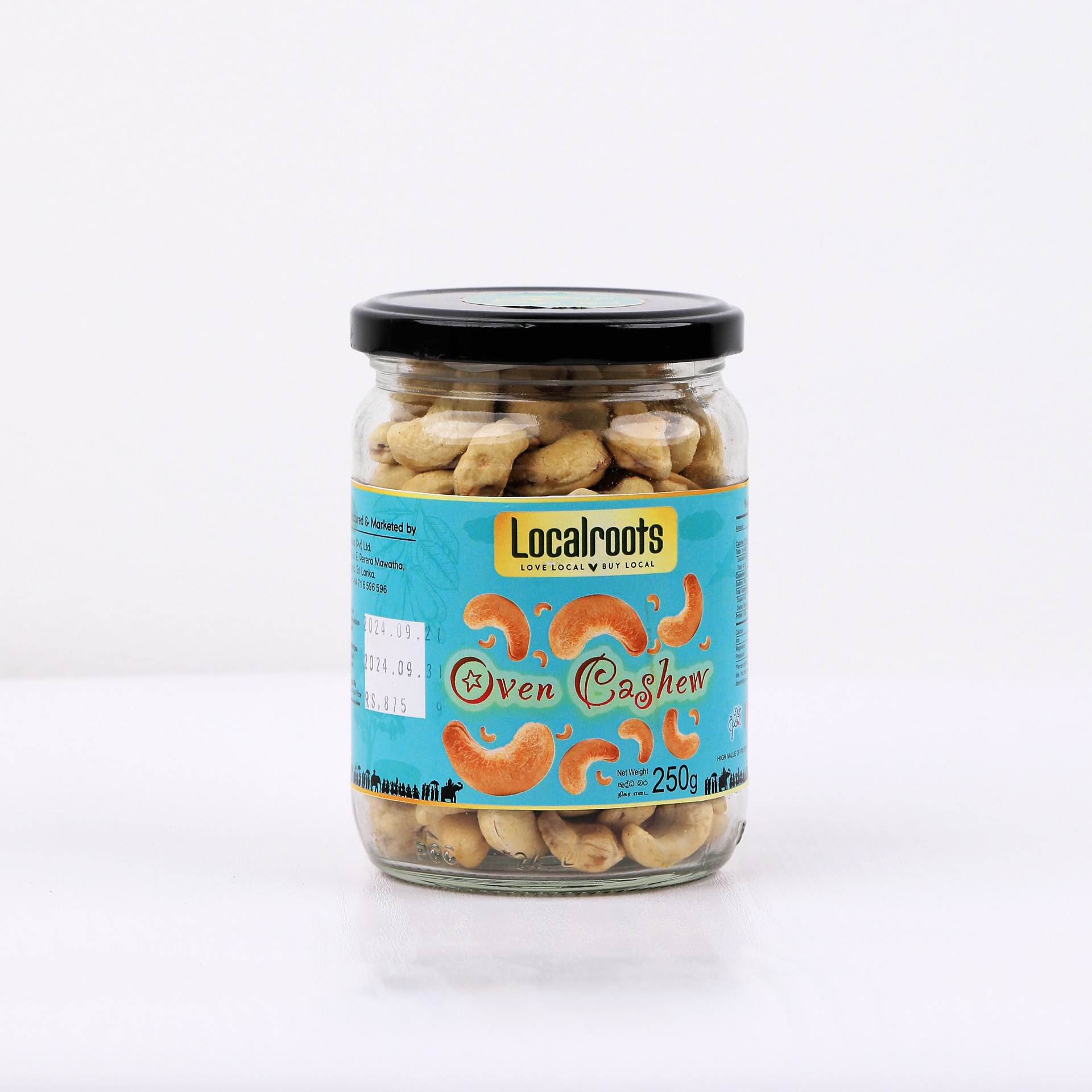 Oven Roasted Cashew Nuts 250g